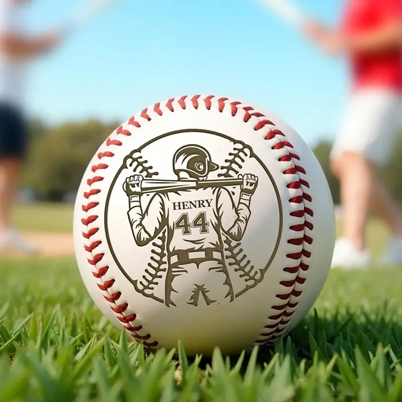 Personalized Baseball with Custom Player Back Design and Name