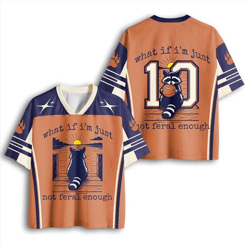 Personalized Football Mesh Jersey What If I'm Not Enough with Custom Number Gift for America Football Lovers