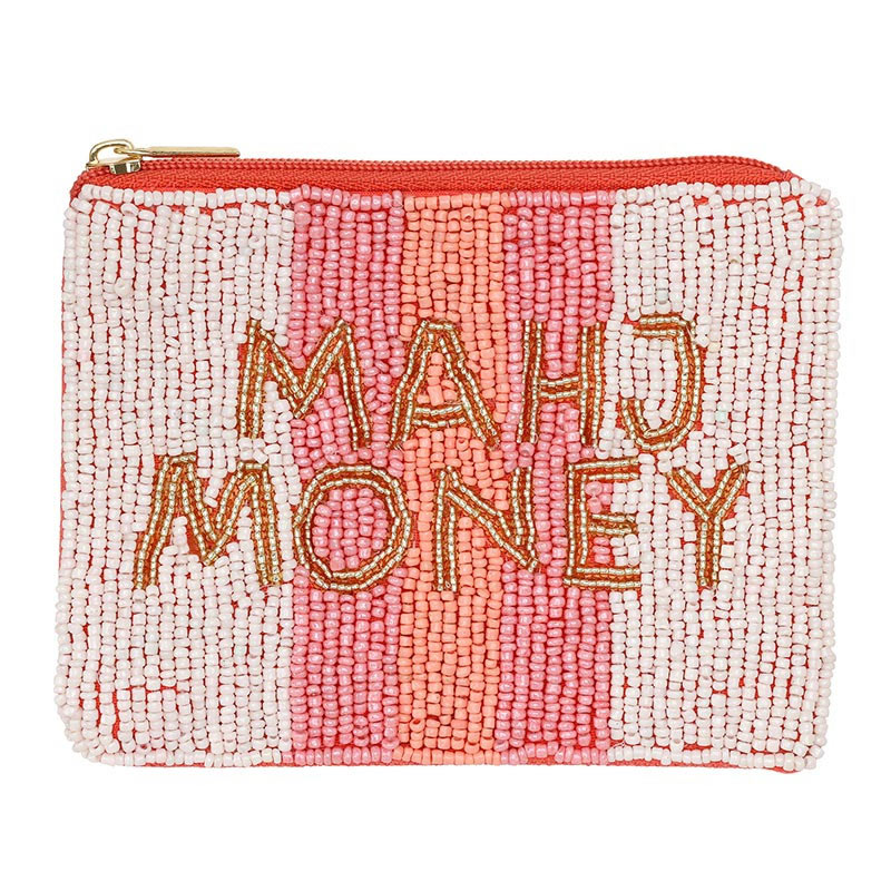 Mahj Money Mahjong Coin Purse Rice Bead Coin Purse Cash Coin Purse