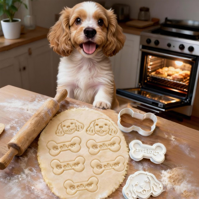 Personalized Pet Face Cookie Cutter from Photo Baking Mold for Dog and Cat Lovers