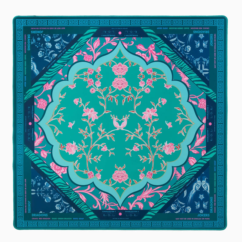 Personalized Emerald Ultimate Starter Kit Mahjong Mat Gift for Mahjong Enthusiasts