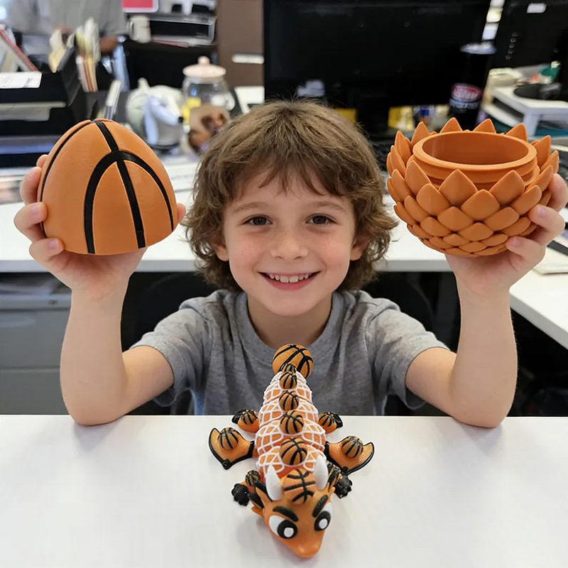 Personalized 3D Basketball Dragon and Egg Basketball the Perfect Gift for Basketball Loving Kids