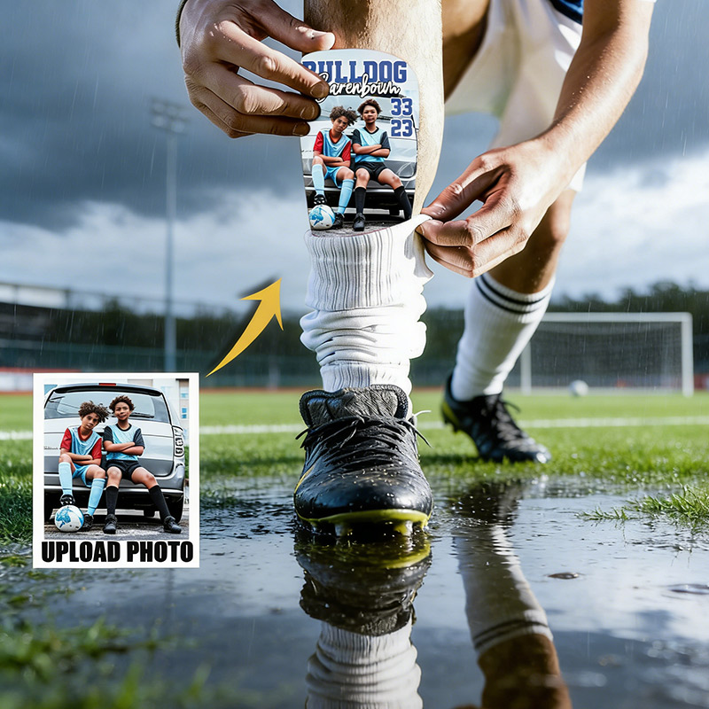 Personalized Shin Guards Custom Name and Photo Gifts for Soccer Lovers