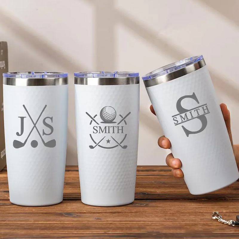 Personalized Golf Tumbler 20oz Insulated Travel Mug Gift for Golf Lovers