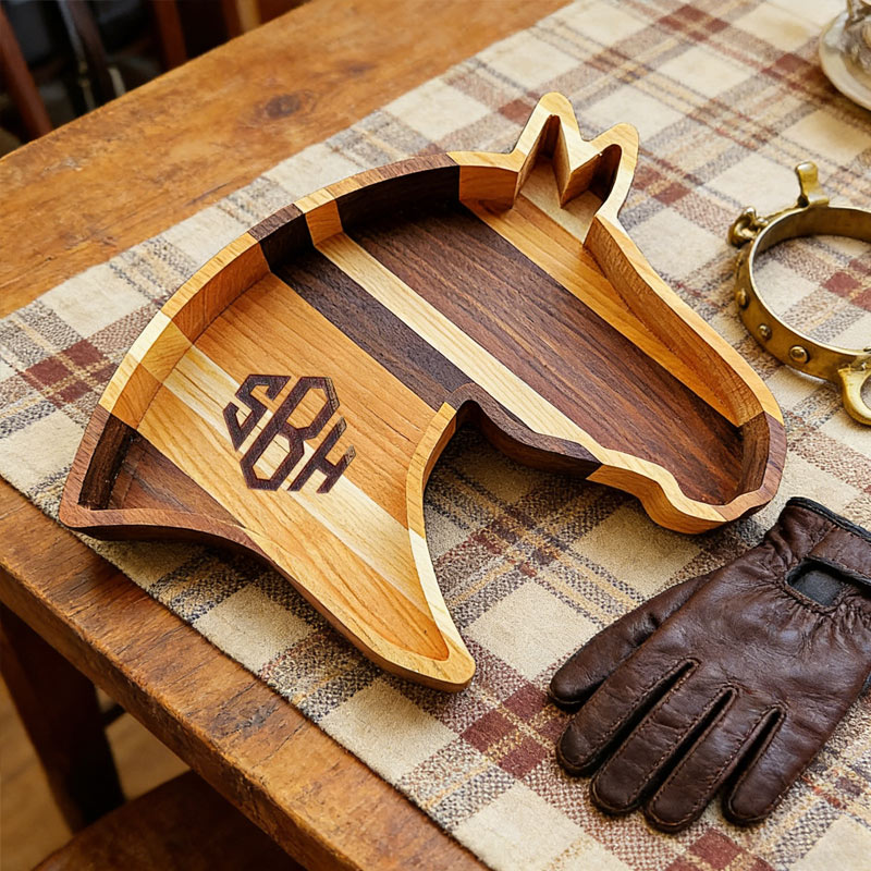 Personalized Horse Shaped Wood Tray Horse Lover Decor Gifts for Equestrian Enthusiasts