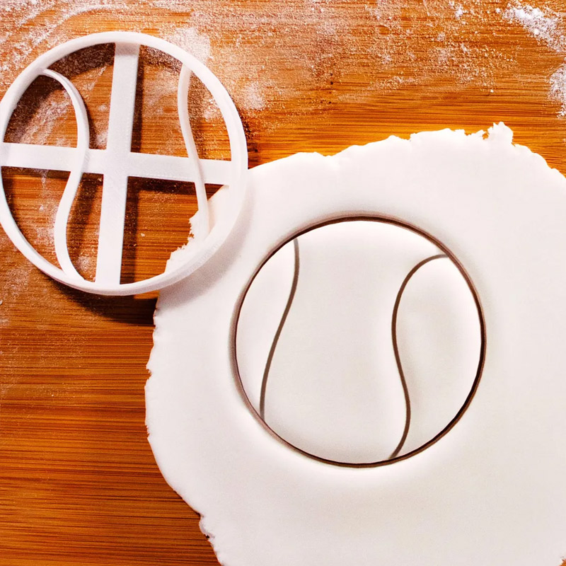 Personalized Sportball Tennis Ball Cookie Cutter Sports Shape for Sport Lovers