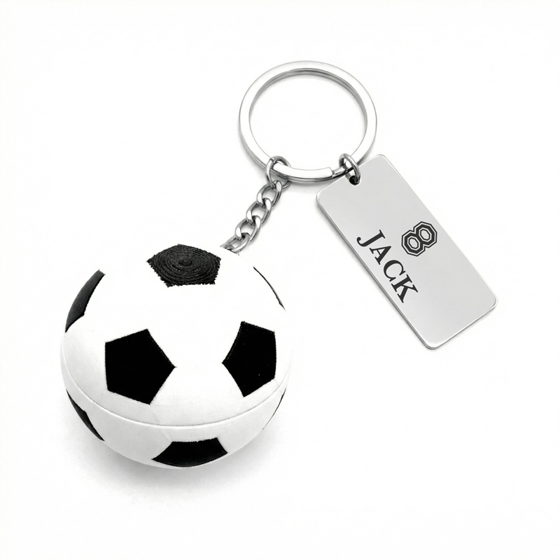 Personalized Sports Bottle Opener 3D Printed Ball Sports Bottle Opener Custom Name and Number