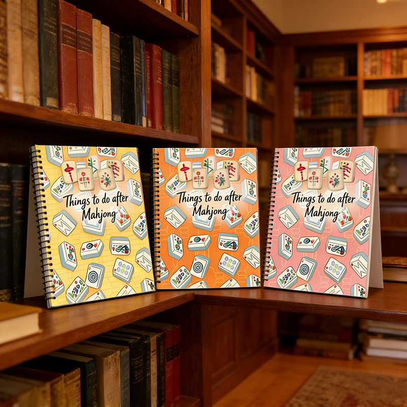 Personalized Mahjong Notebook Things to Do After Mahjong Notebook for Mahjong Players Gift for Tile Game Lovers Funny Mahjong Themed Gift