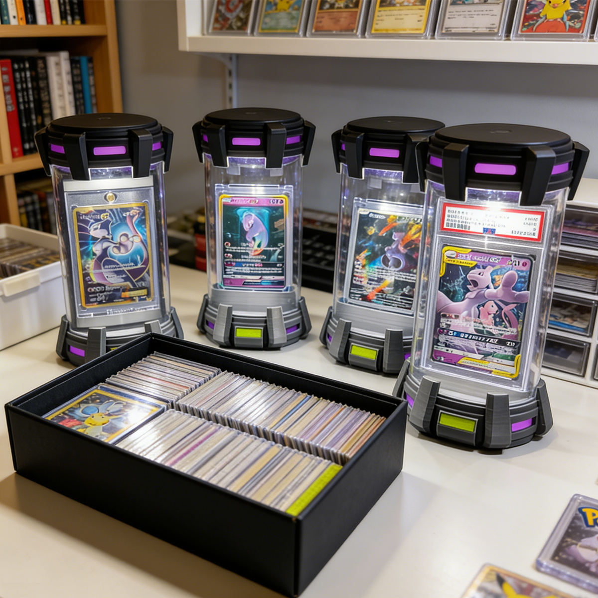 [Copy]Personalized Question Block TCG Deck Box & Dice Cup 3D Printed Card Storage Gaming Accessory