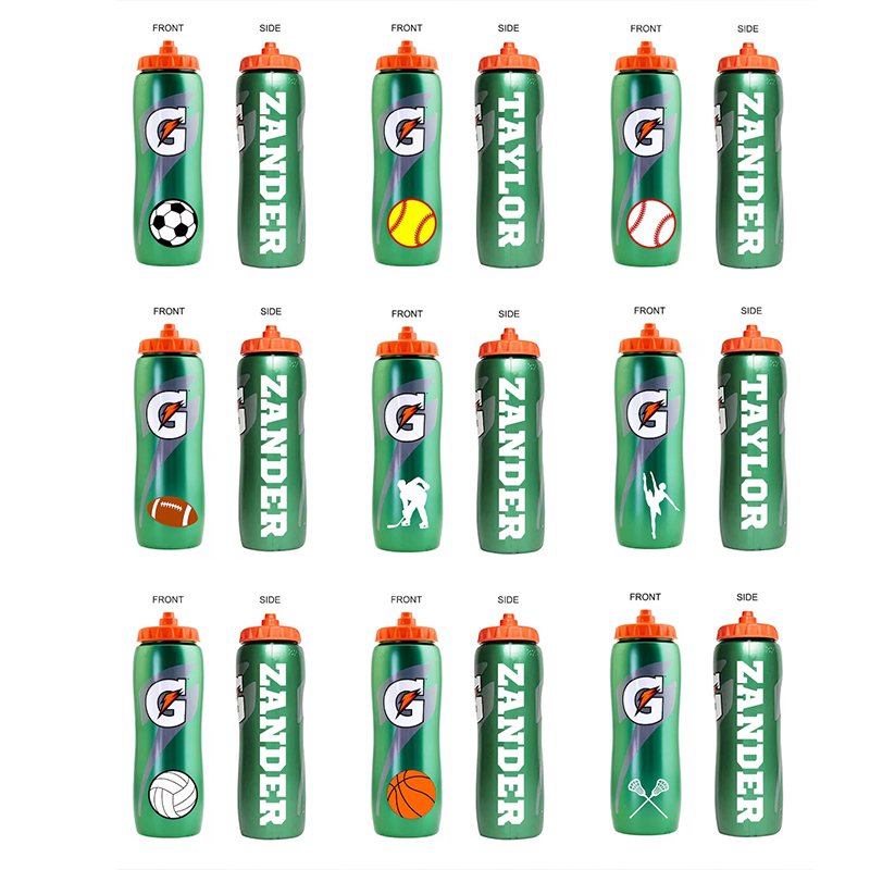 Personalized Custom Gatorade Bottle with Name Team Gift Birthday Party Favor Basketball Football Baseball Soccer Volleyball Lacrosse Hockey