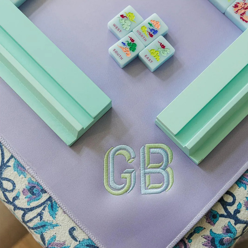 [Copy]Personalized Golf Themed Mahjong Mat, Custom Golf Mahjongg Table Pad, Gift for Golf and Mah jong Lovers