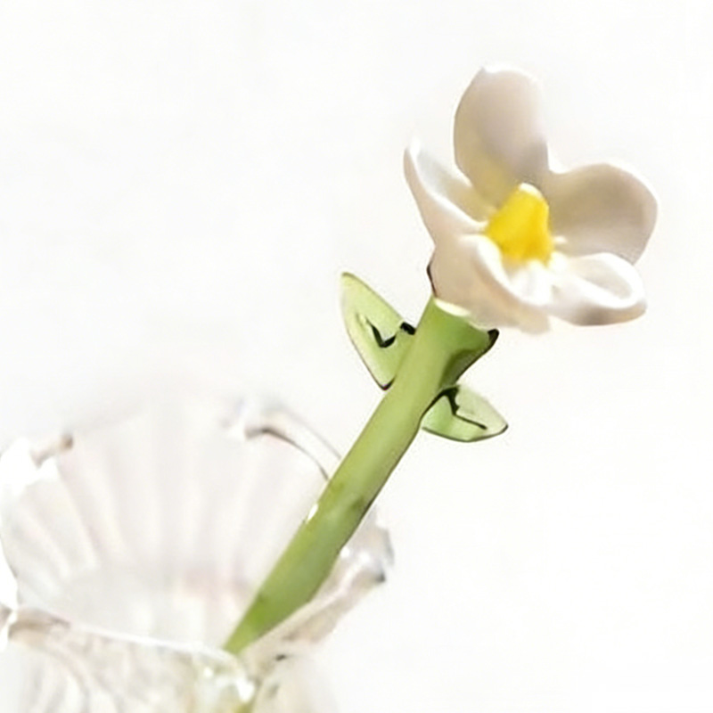 Handmade Glass Flower Bouquet Gift Eternal Bloom Home Office Decoration Friendship Keepsake Mother's Day Gift