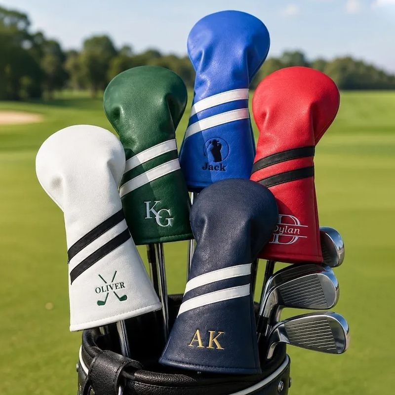 Personalized Golf Club Headcovers – Style His Swing with His Name