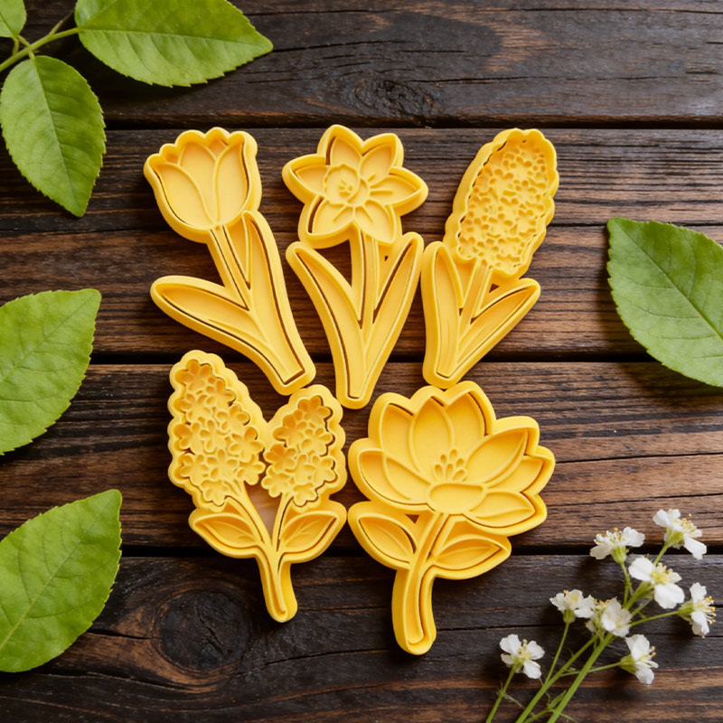Personalized Spring Flower Cookie Cutter Spring Baking Tools Gift Flower Lovers