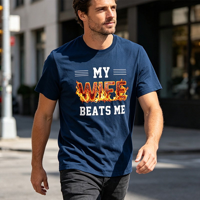 Personalized My Wife Beats Me Shirt Vintage Husband And Wife Shirts Husband Shirt For Men Funny Husband Shirt Funny Husband Gift