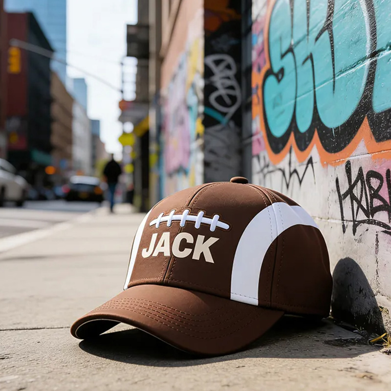 Personalized American Football Cap with Unique Custom Name Design