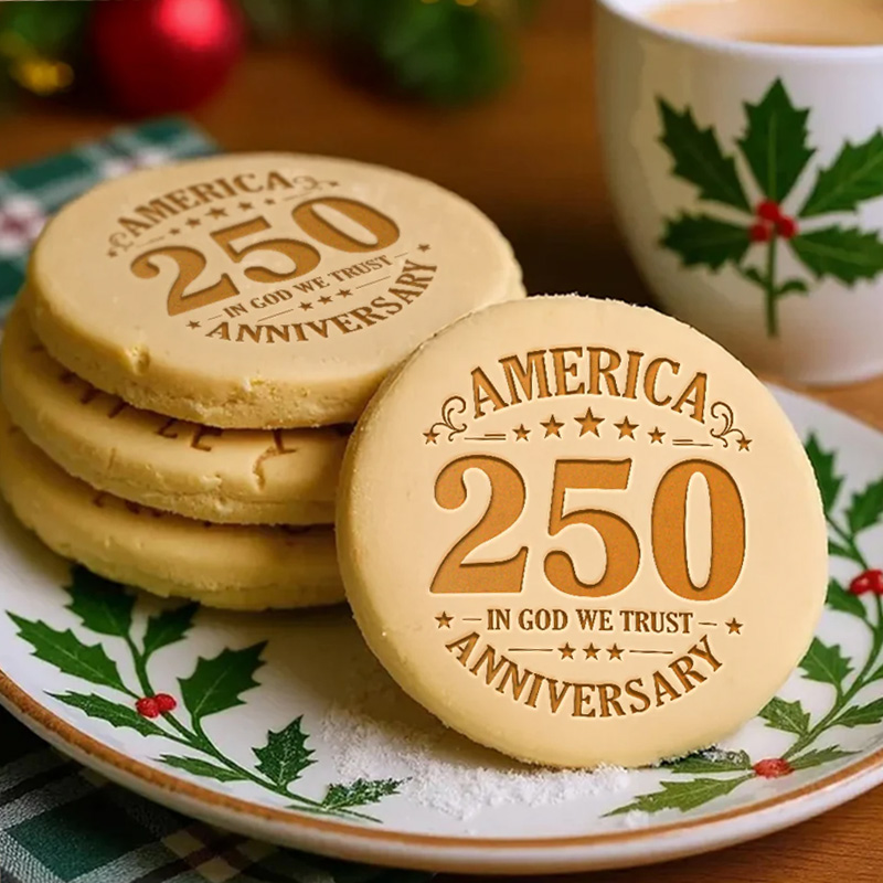 Personalized Cookie Cutter America 250 Years Anniversary In God We Trust Cookie Stamp