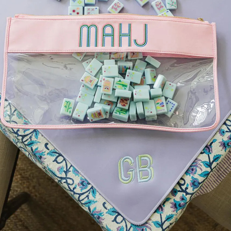 [Copy]Personalized Golf Themed Mahjong Mat, Custom Golf Mahjongg Table Pad, Gift for Golf and Mah jong Lovers