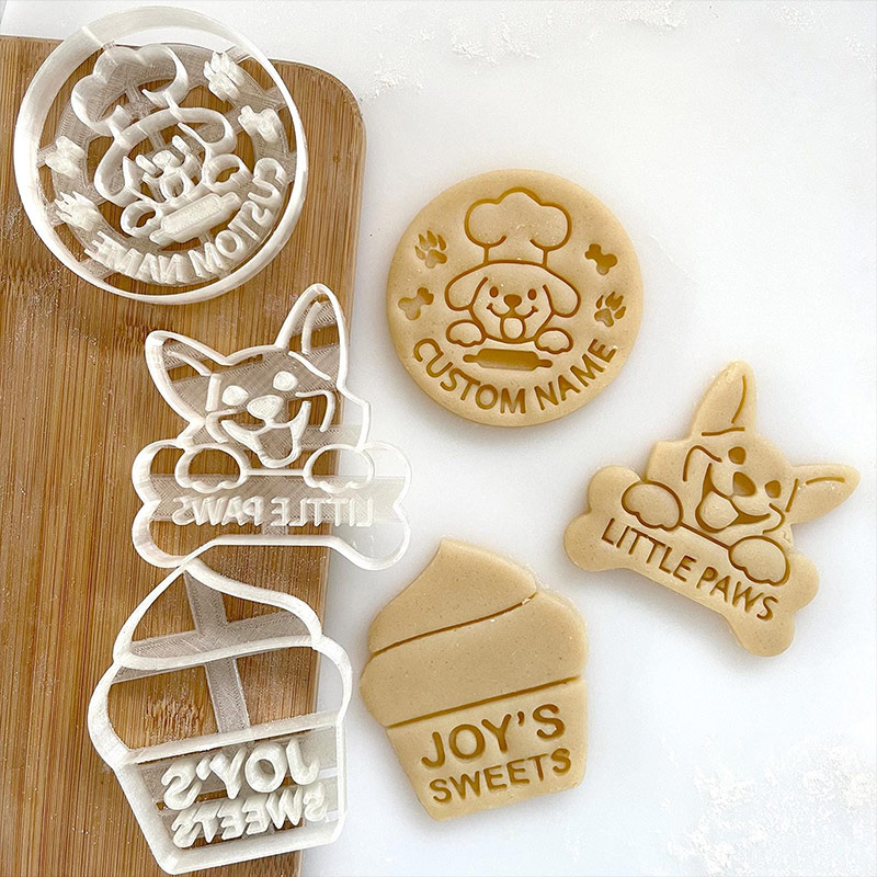 Personalized Cookie Cutter Logo Custom Stamp Design Baking Lover Gifts