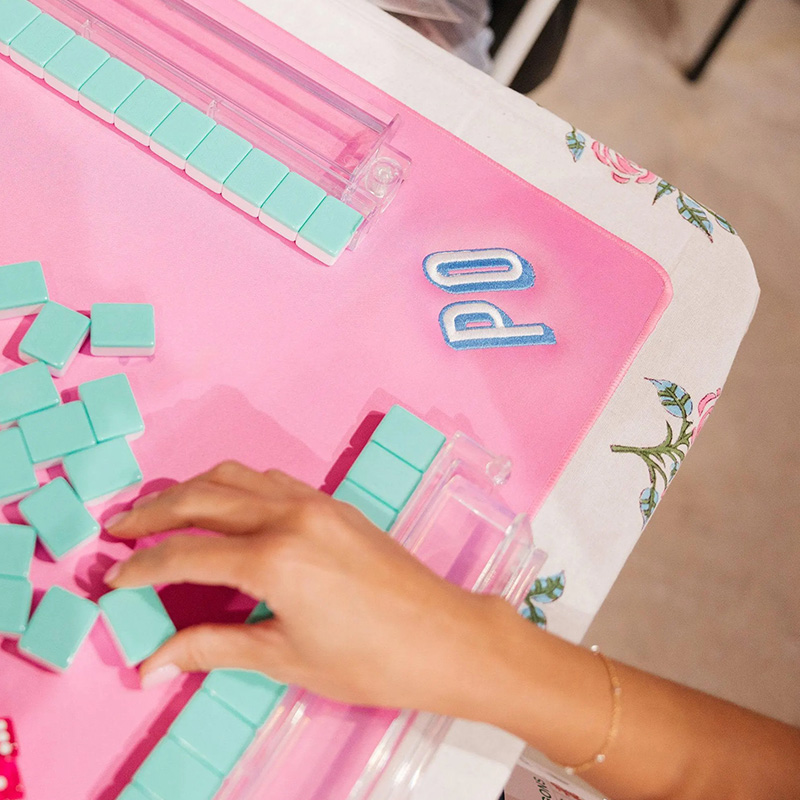 [Copy]Personalized Golf Themed Mahjong Mat, Custom Golf Mahjongg Table Pad, Gift for Golf and Mah jong Lovers