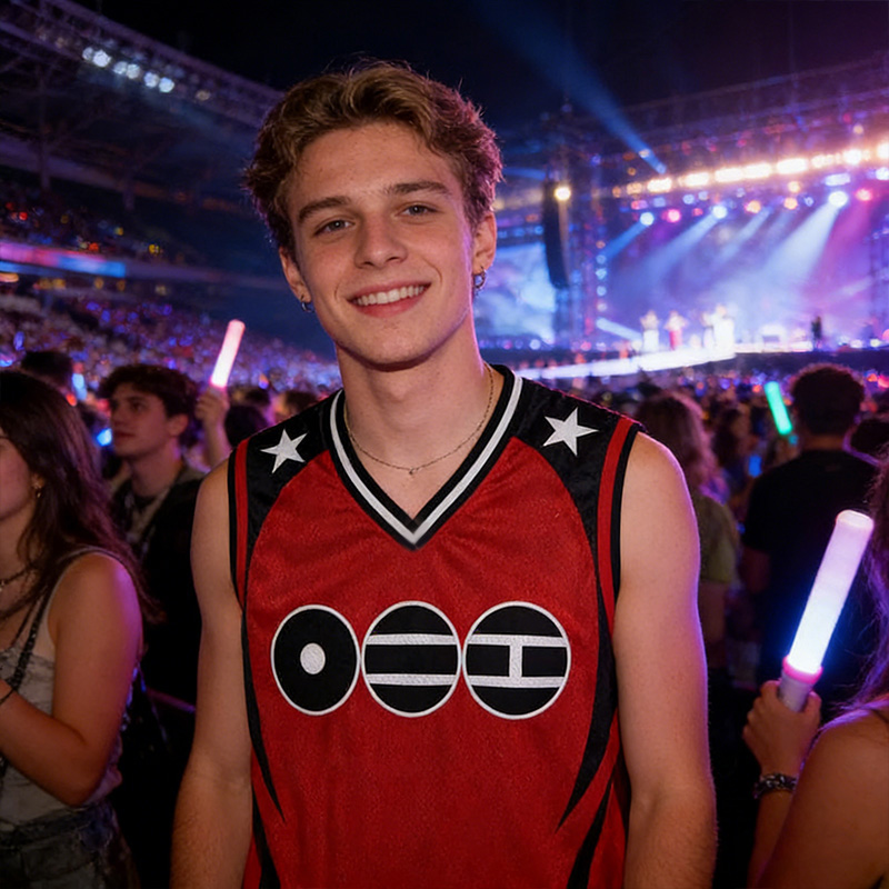 Personalized K-Pop Tank Top Jersey Concert Basketball Tank Top World Jersey Tour For Fans