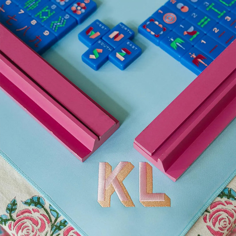 [Copy]Personalized Golf Themed Mahjong Mat, Custom Golf Mahjongg Table Pad, Gift for Golf and Mah jong Lovers