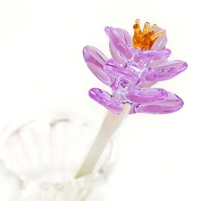 Handmade Glass Flower Bouquet Gift Eternal Bloom Home Office Decoration Friendship Keepsake Mother's Day Gift