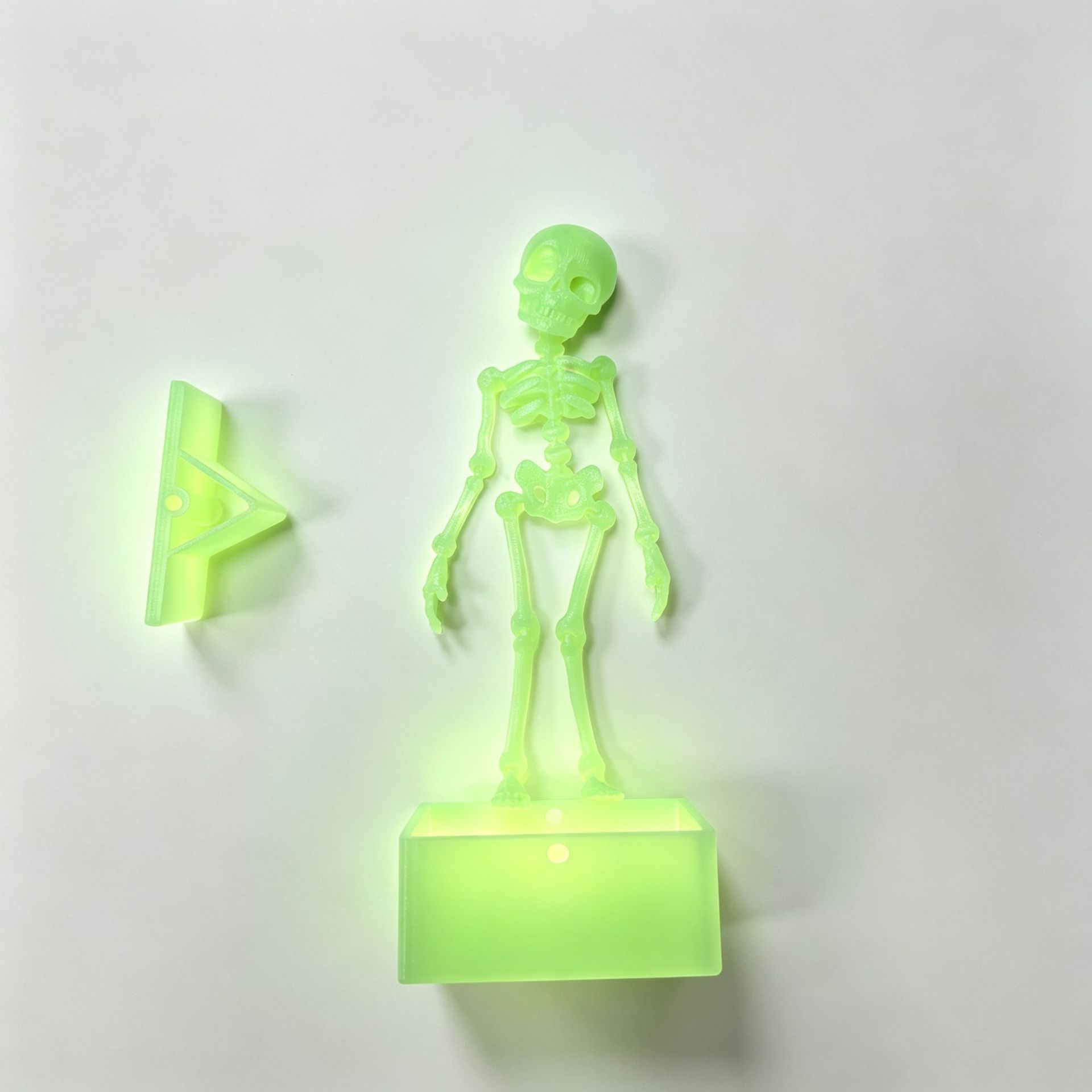 3D Dancing Skeleton Fish Tank Decoration
