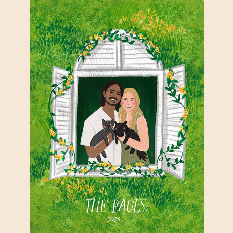 Personalized Photo Badly Drawn Portrait Custom Couple Portrait Hand Drawn Quirky Portrait Wall Art Portrait from Photo Cute Couple illustration