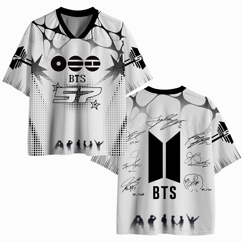 K-Pop Mesh Jersey Korean Pop Group's 2026 World Tour Gift for Fans 