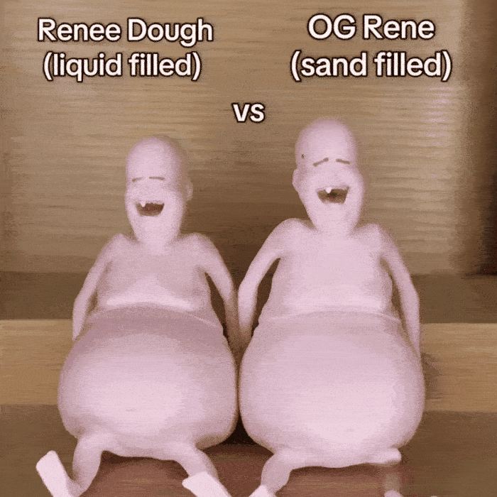 The Mugly Rene Doll Squishy Desk Buddy Collectible Gremlin 