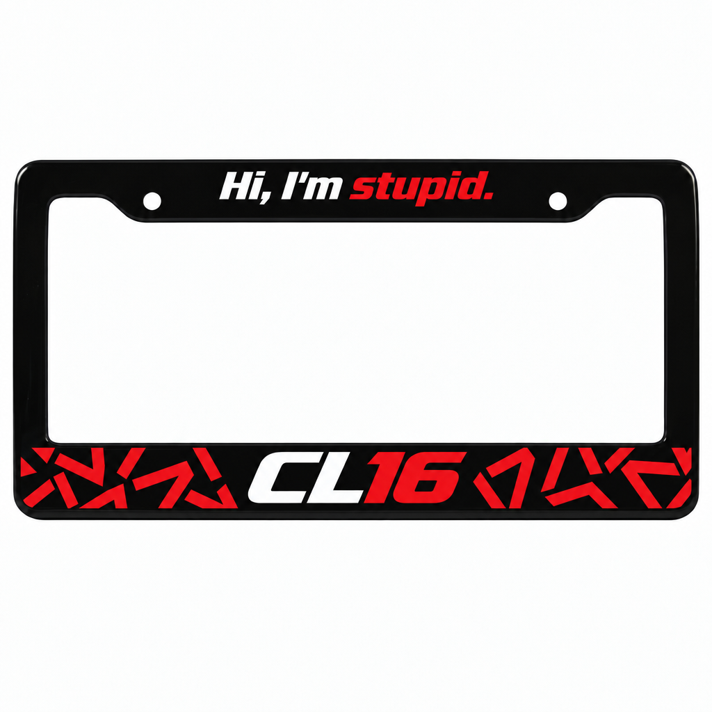 Grand Prix Motorsport License Plate Frames, Multiple Driver Designs