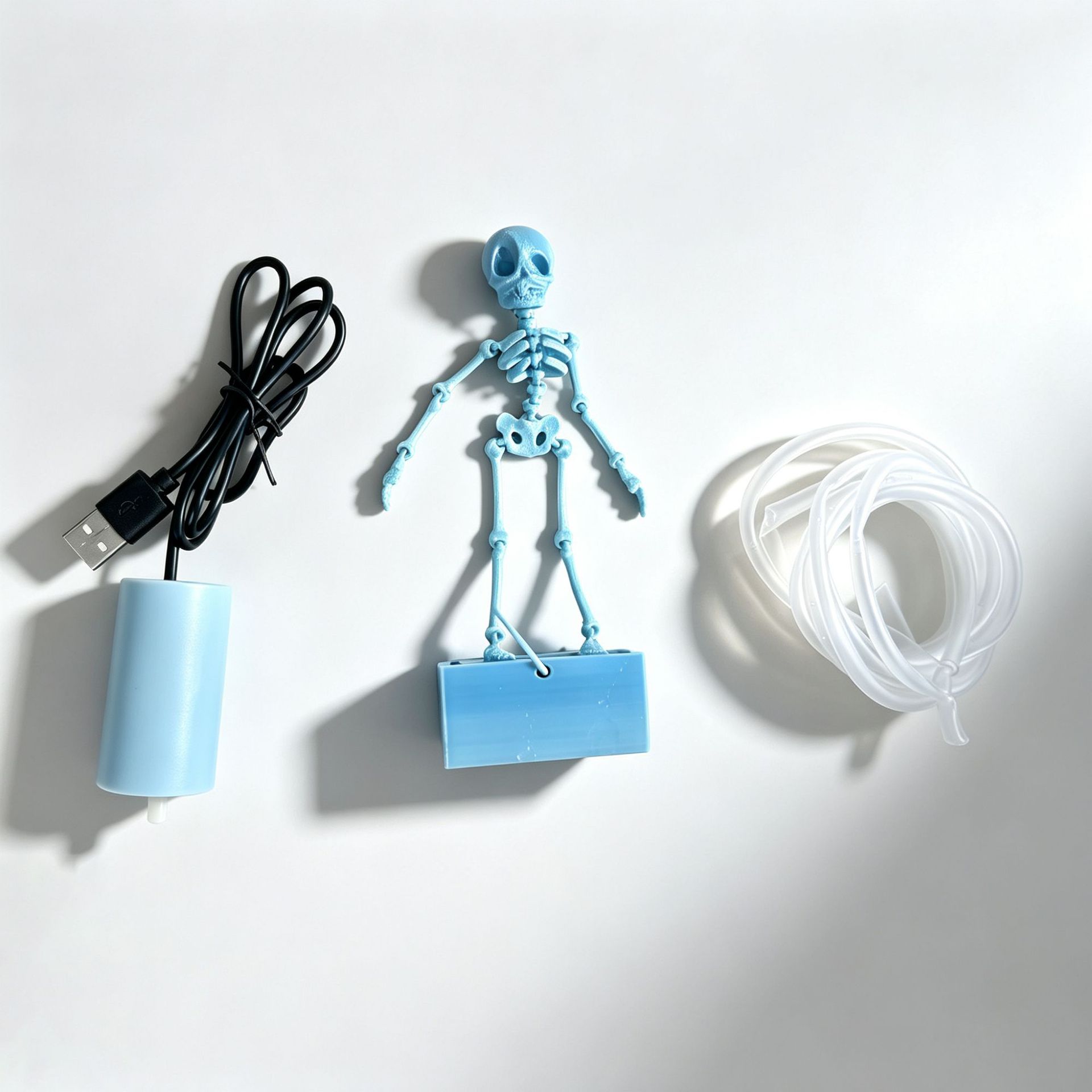 3D Dancing Skeleton Fish Tank Decoration