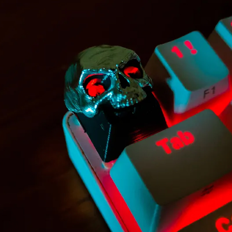 3D Printed Skull Keycaps Keyboard Decoration Computer Game Enthusiast Gift for Your Boyfriend