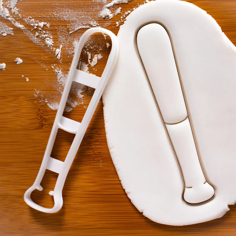 Personalized Sportball Baseball Softball Bat Cookie Cutter Sports Shape for Sport Lovers