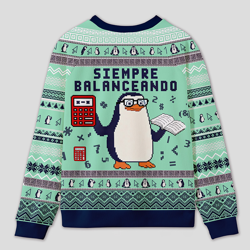 Personalized Finance Golden Goose Parody Ugly Sweater Office Holiday Party Gift for Accountants