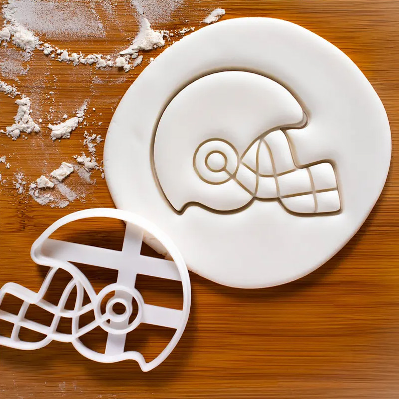 Personalized Sportball Football Helmet Cookie Cutter Sports Shape for Sport Lovers