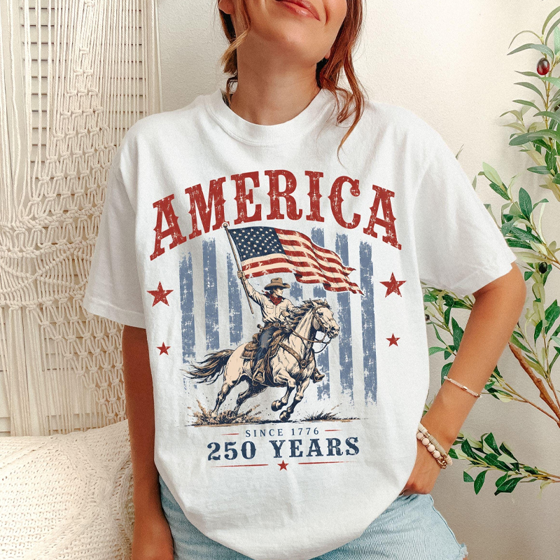 250th USA Anniversary T-Shirt Independence Day Gift 250 Years 4th of July Tshirt US 250 Years