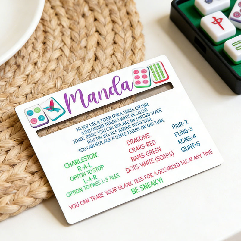 Mahjong Line Reader Mahjong Accessories Personalized Mahjong Gifts Mahjong Line Finder Mahjong Lover Gift Mahjong Gift Mahjong