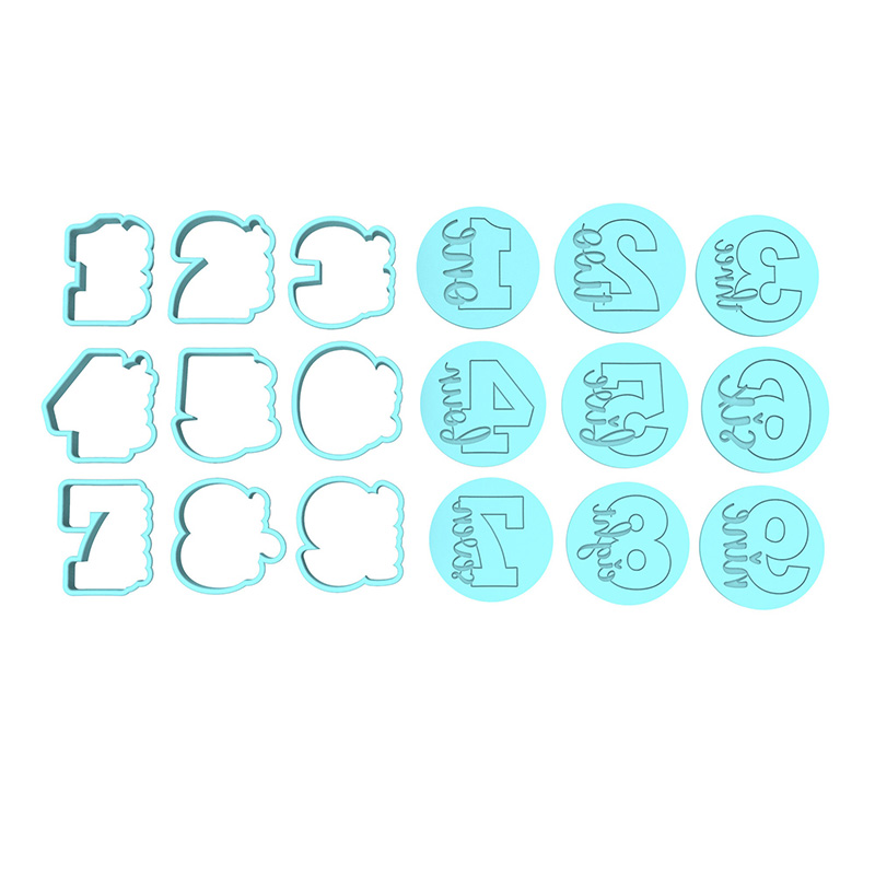 [Copy]Personalized Sport Birthday Number Cookie Cutter 