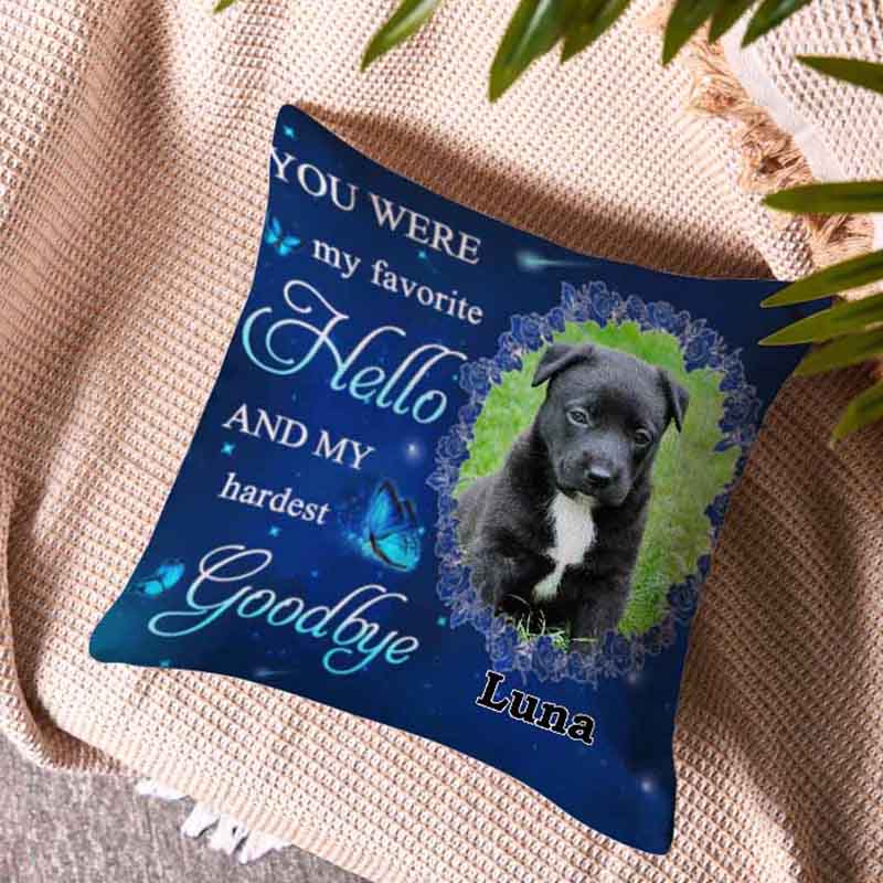 Personalized Dog Lover a Big Piece of My Heart Throw Pillows