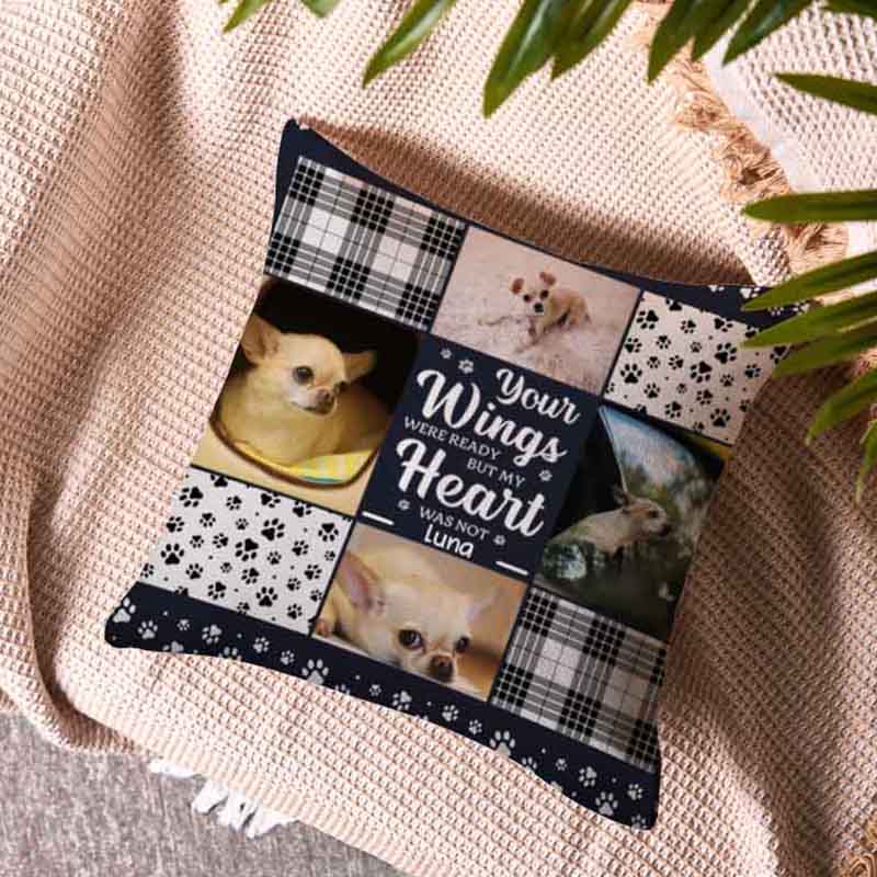 Personalized Dog Lover Favorite Hello and Hardest Goodbye Throw Pillows