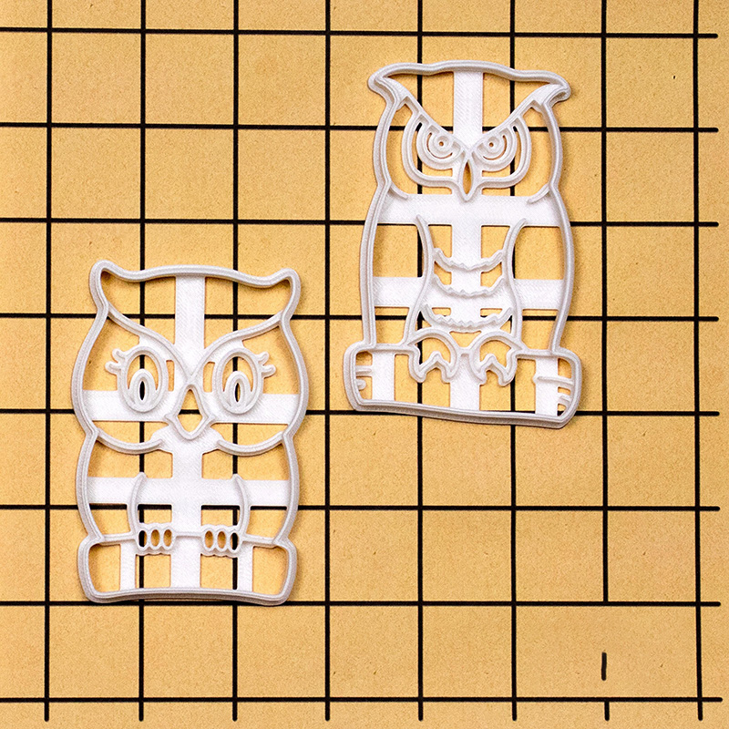 Personalized 3D Printed Owl Cookie Cutter Woodland Animal for Baking Lover