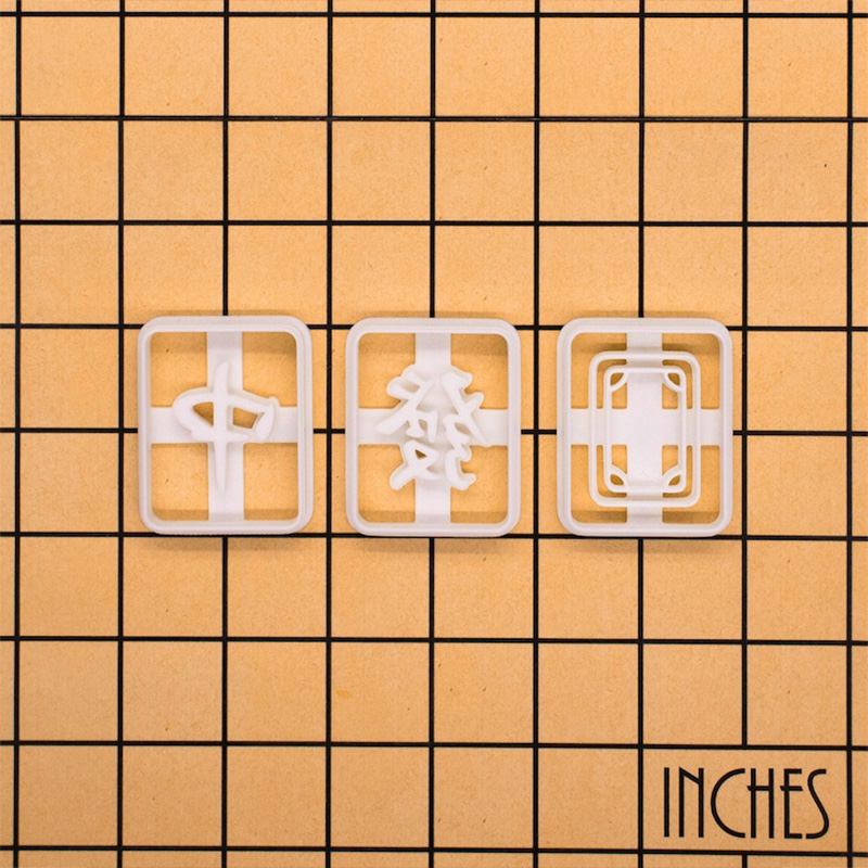 Personalized 3D Printed 一萬, 雀牌, 一筒 Dragon Tiles (中 發) Cookie Cutter Tiles Lunar New Year Baking