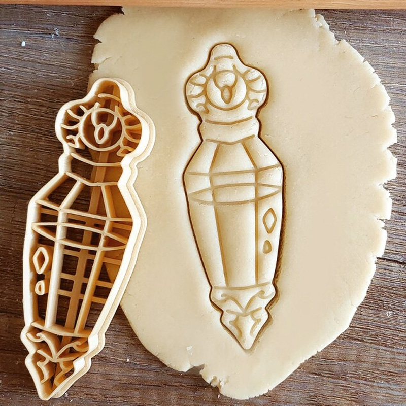 Personalized Flask Potion Cookie Cutter Pastry Fondant Dough Biscuit 3D Printed Baking Tool Craft Stamp for Geek Lover