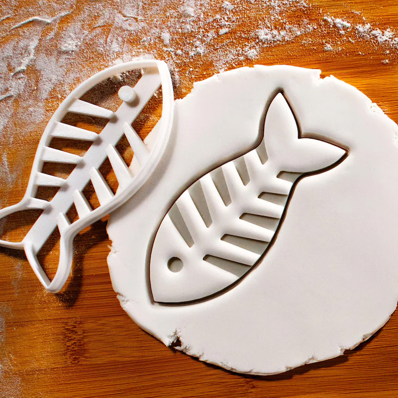 Personalized Ocean Fish Design for Beach Baking Aquarium Cookies 3D Printed Baking Tool Under the Sea Parties Craft Stamp for Fishing Lover