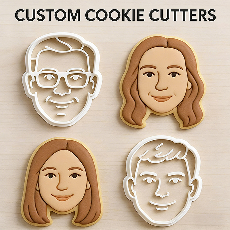 Personalized Face Photo Cookie Cutter Funny Cookie Gift Wedding Gift Custom Face Photo Gift Face Cookie Cutter Valentine's Day Gift 