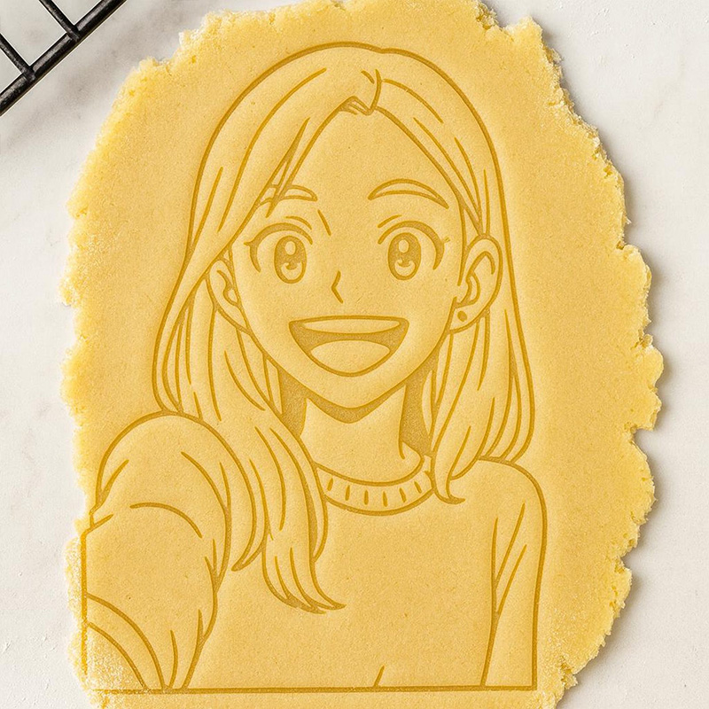 Personalized Anime Face Photo Cookie Cutter Funny Cookie Gift Wedding Gift Custom Face Photo Gift Face Cookie Cutter Valentine's Day Gift 
