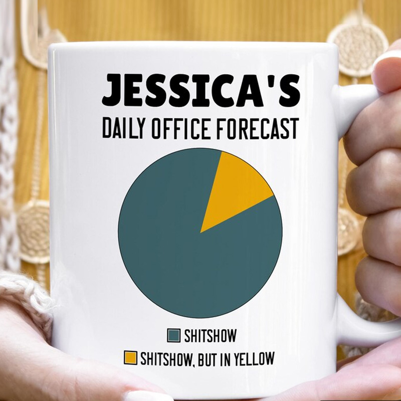 Personalized Work Humor Mug Custom Name Info Technology Enthusiast Unique Office Worker Coffee Cup for Geek Lover