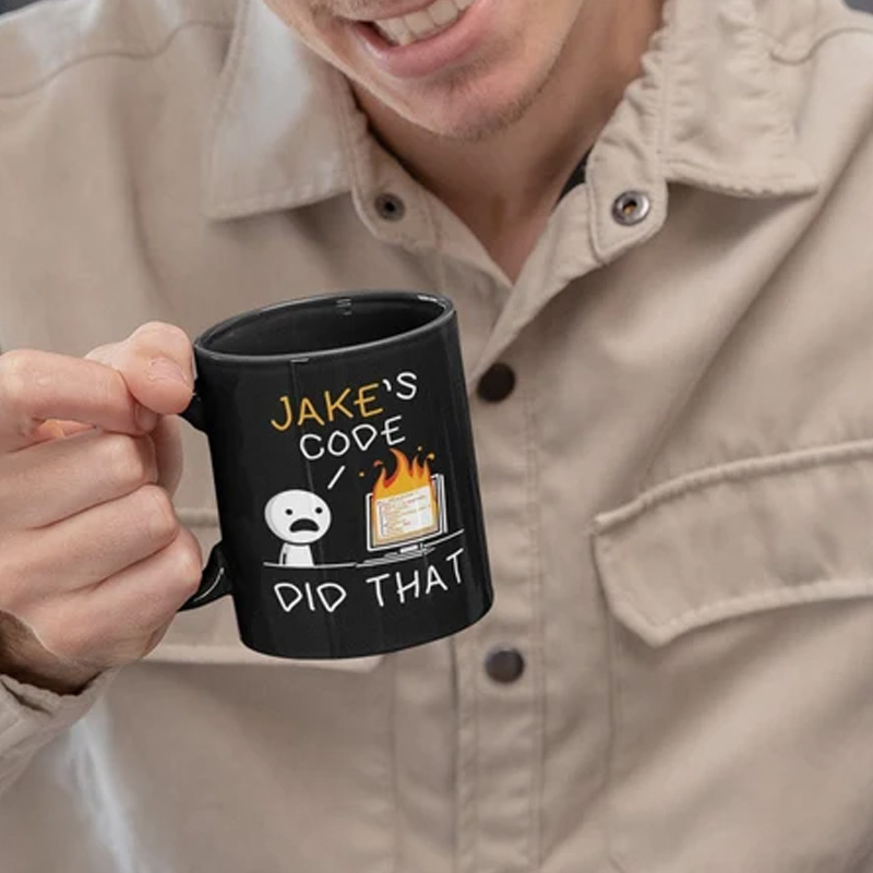 Personalized Coding Programmer Tech Humor Office Coding Gift for Geek Lover